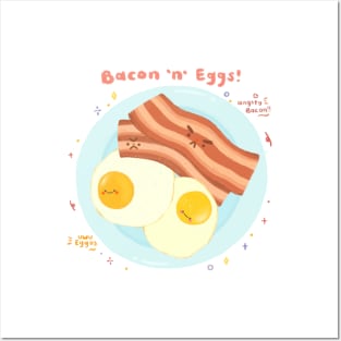 Bacon & Eggs Breakfast Posters and Art